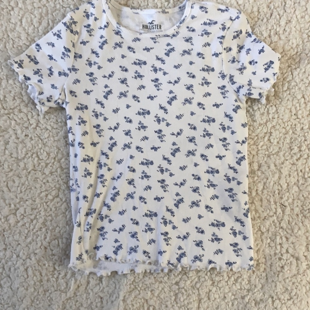 Hollister Floral Baby Tee